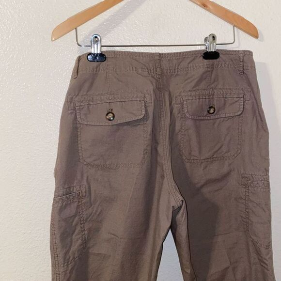 Eddie Bauer khaki cargo ripstop pants - Picture 3 of 6